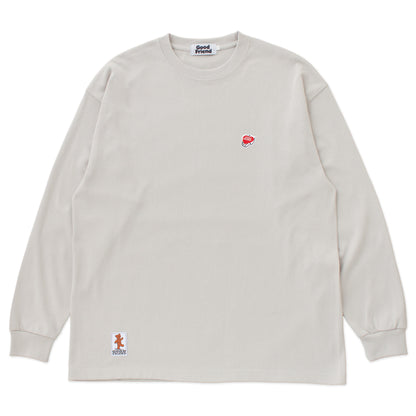 Heart-Logo "Over Sized" L/S T-shirt (Gray)