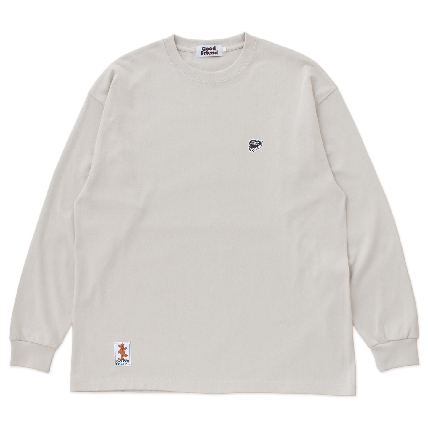 Heart-Logo "Over Sized" L/S T-shirt (Gray)