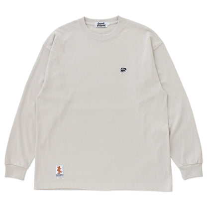 Heart-Logo "Over Sized" L/S T-shirt (Gray)