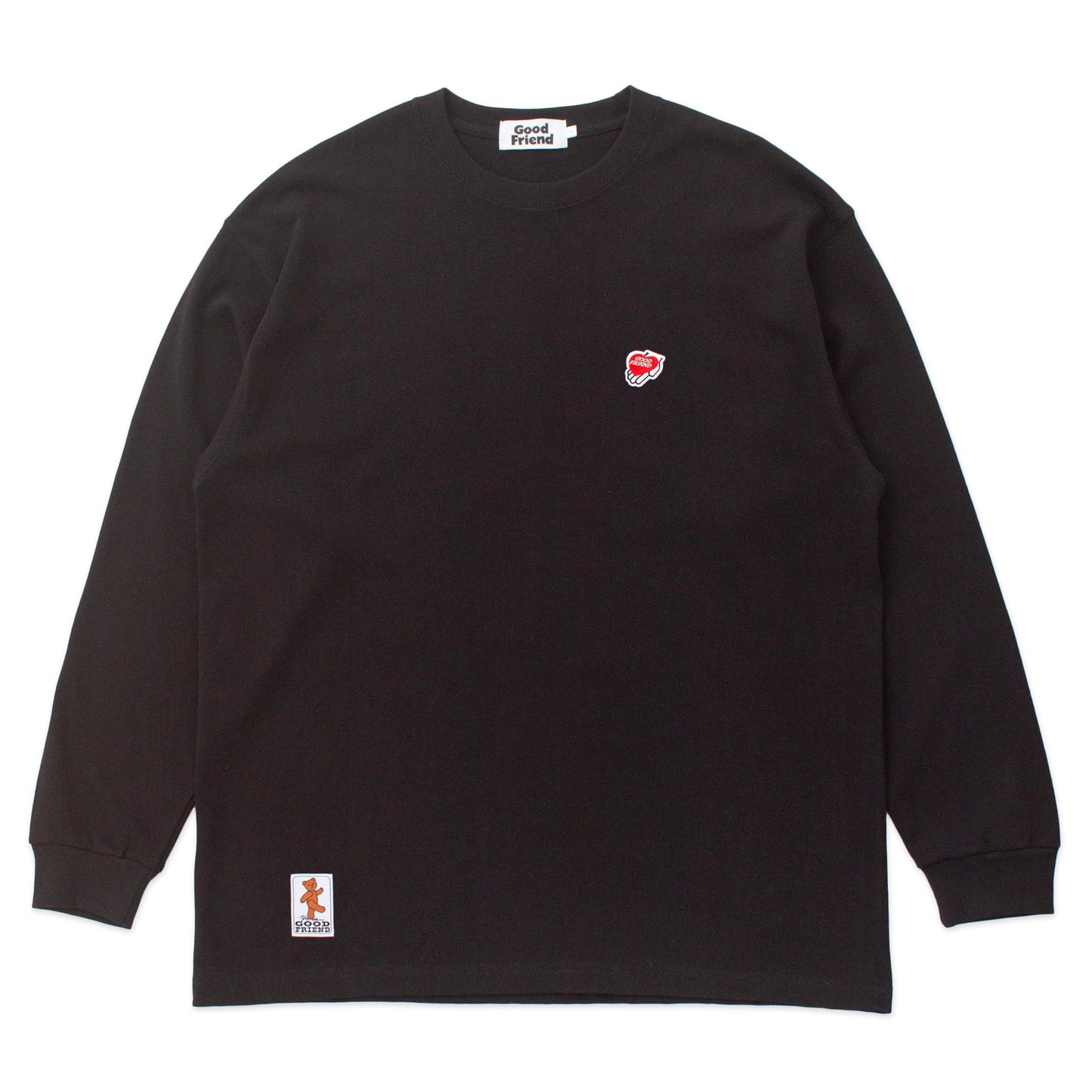 Heart-Logo "Over Sized" L/S T-shirt (Black)