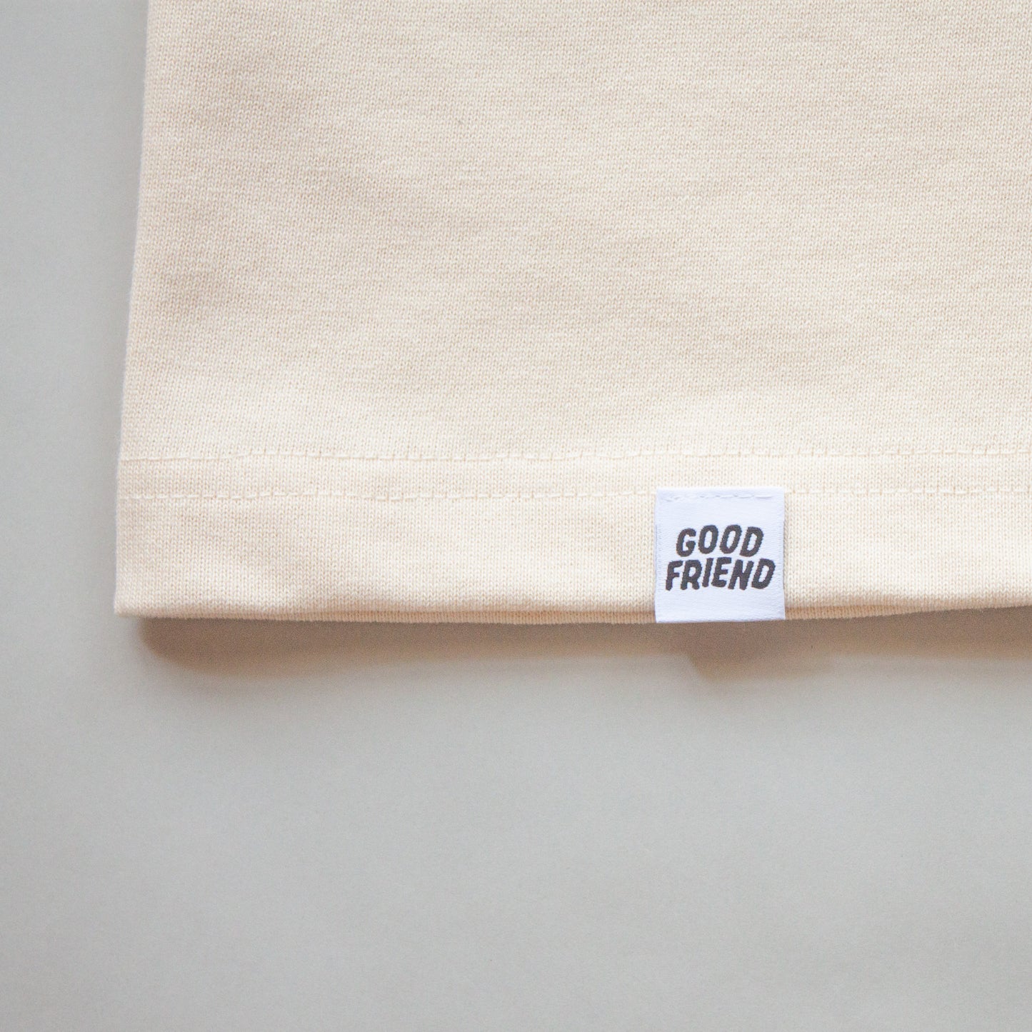 Bear-Face"Over Sized" L/S T-shirt (Vanilla)