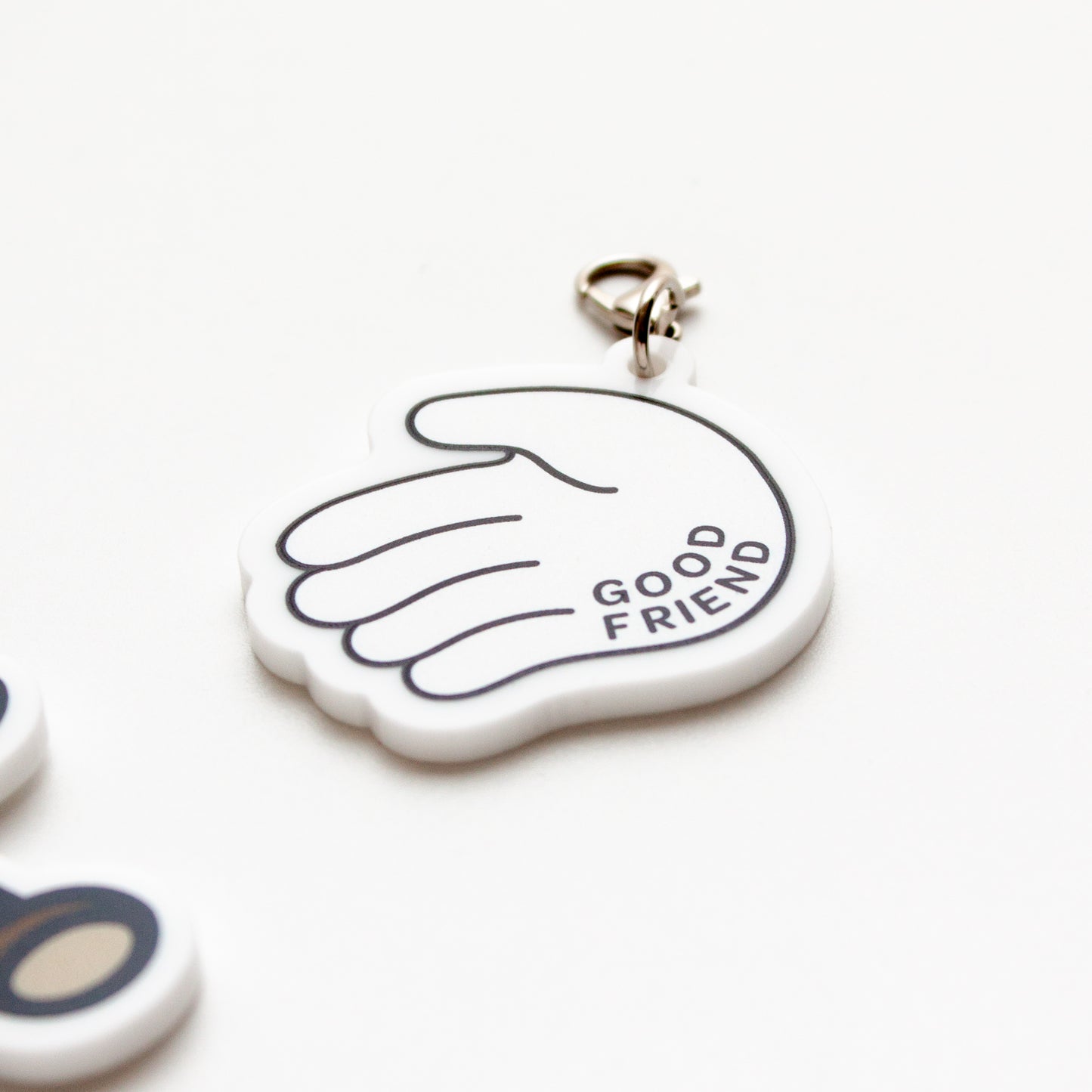 Shake Hands Key Charm