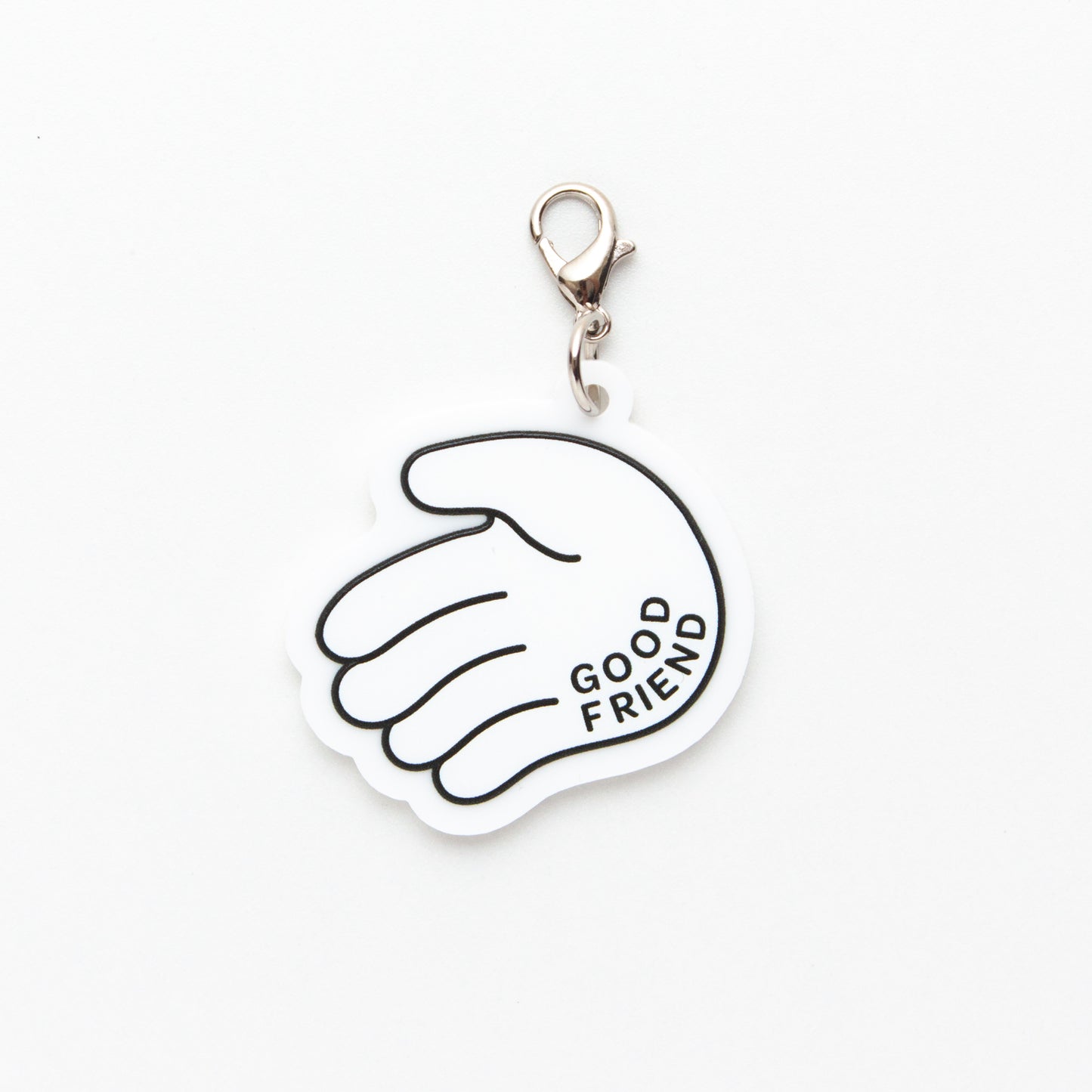 Shake Hands Key Charm
