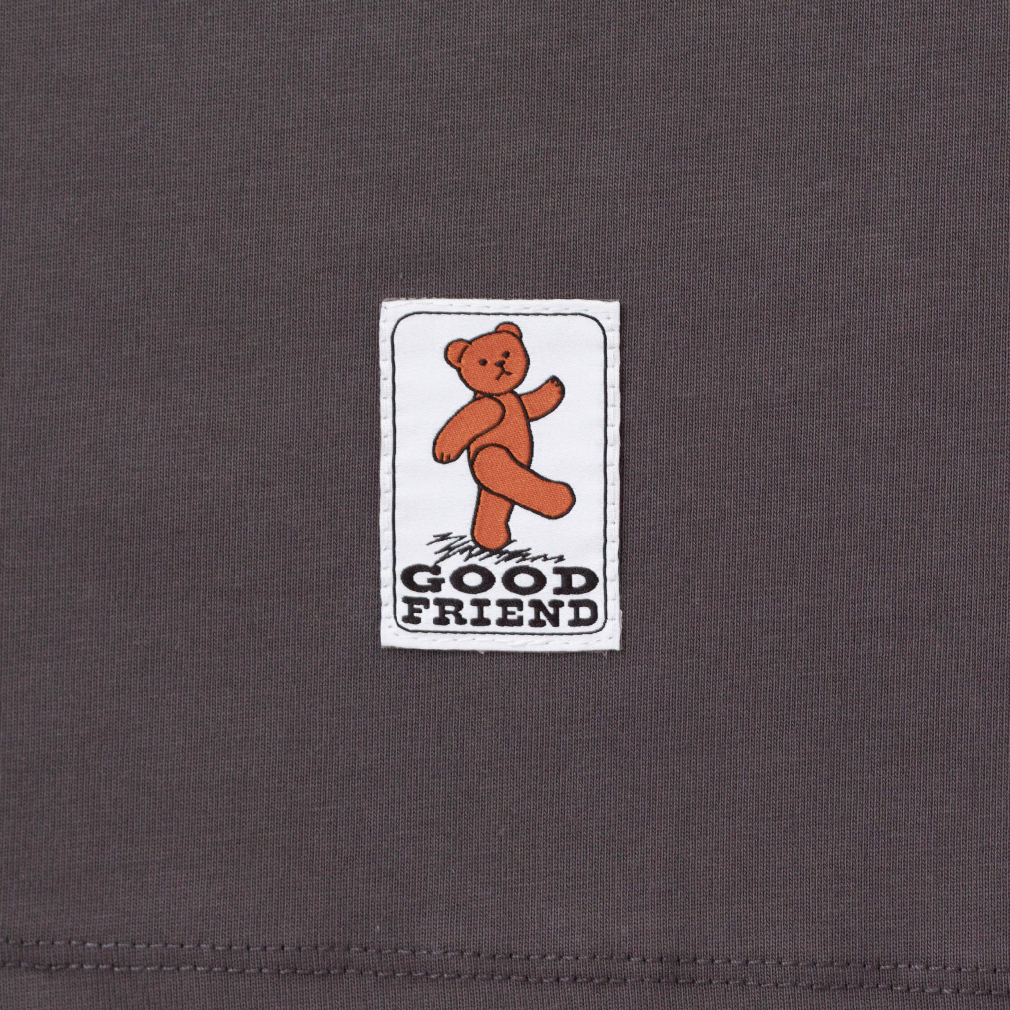 Heart-Logo Over Sized T-shirt (Dark Gray) – Good Friend