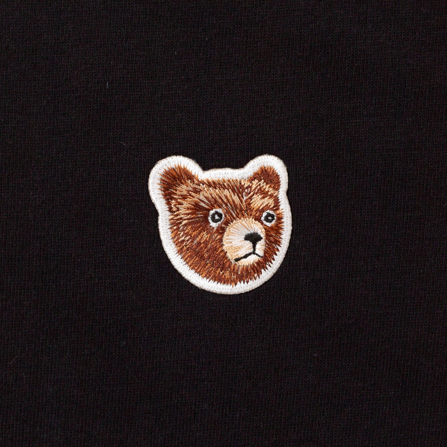 Bear Face Over Sized T-shirt (Black)