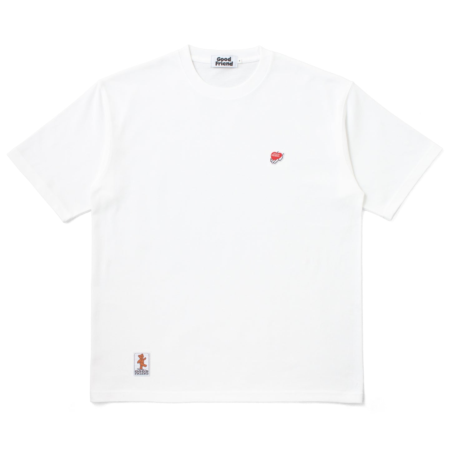 Heart-Logo Over Sized T-shirt (White)