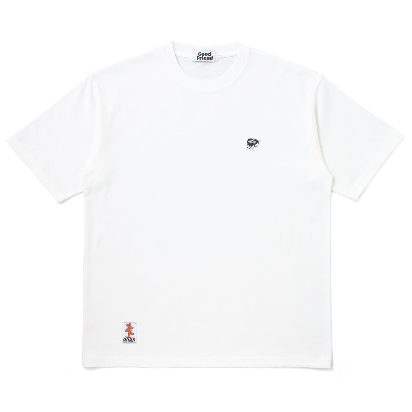 Heart-Logo Over Sized T-shirt (White)