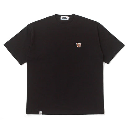Bear Face Over Sized T-shirt (Black)