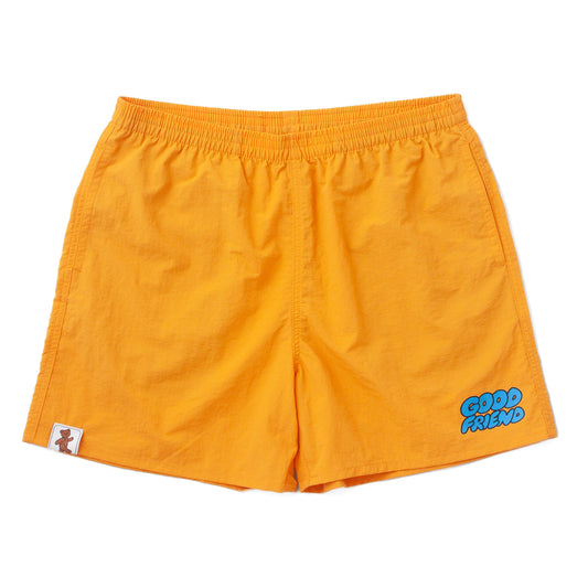 Easy Drawing Nylon Shorts (Orange)