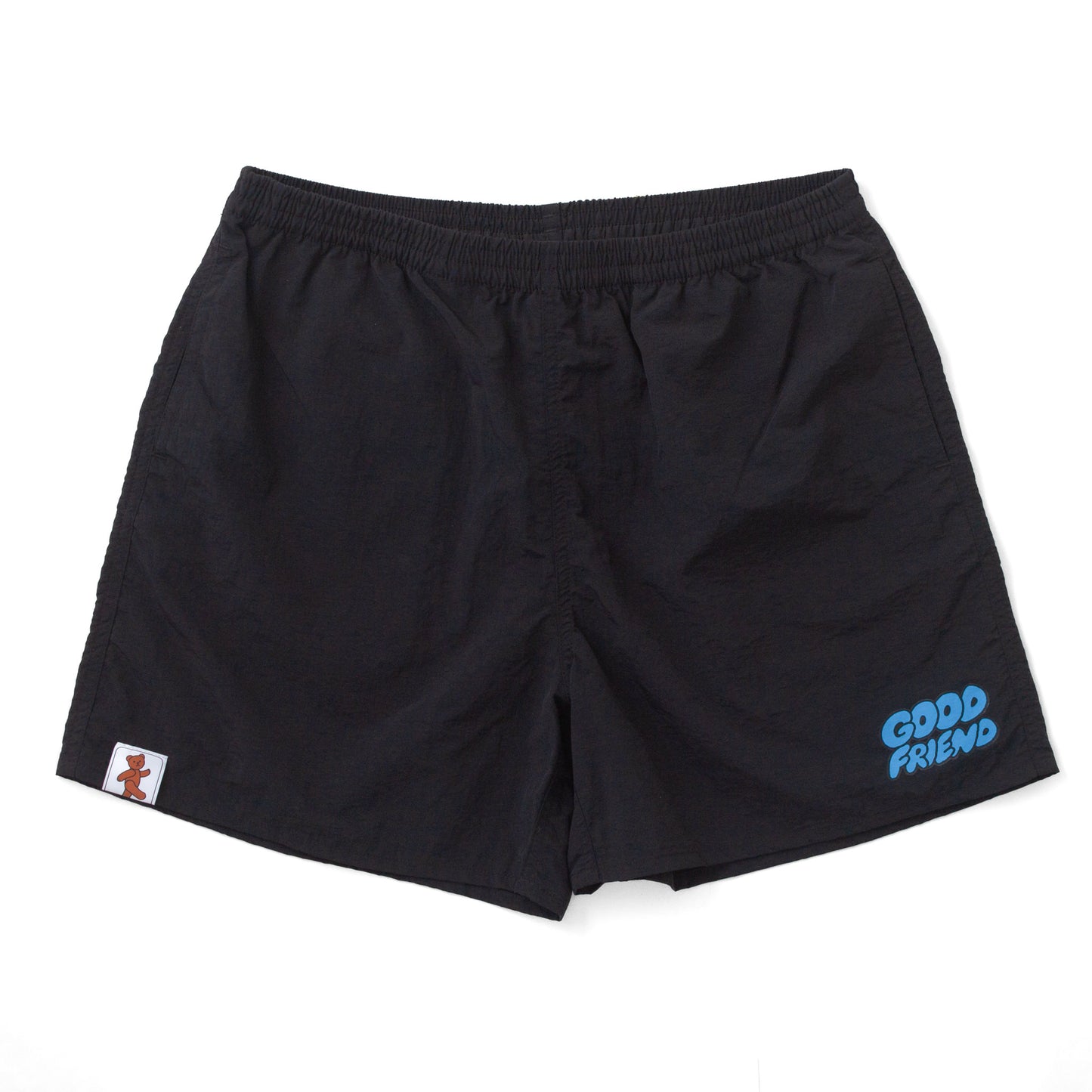 Easy Drawing Nylon Shorts (Black)