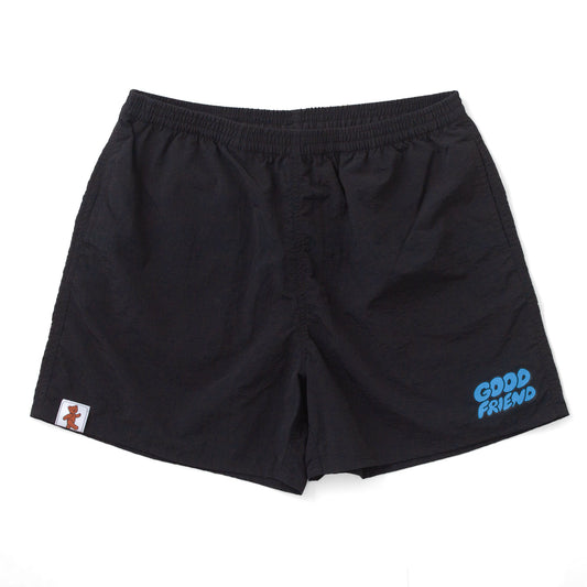 Easy Drawing Nylon Shorts (Black)
