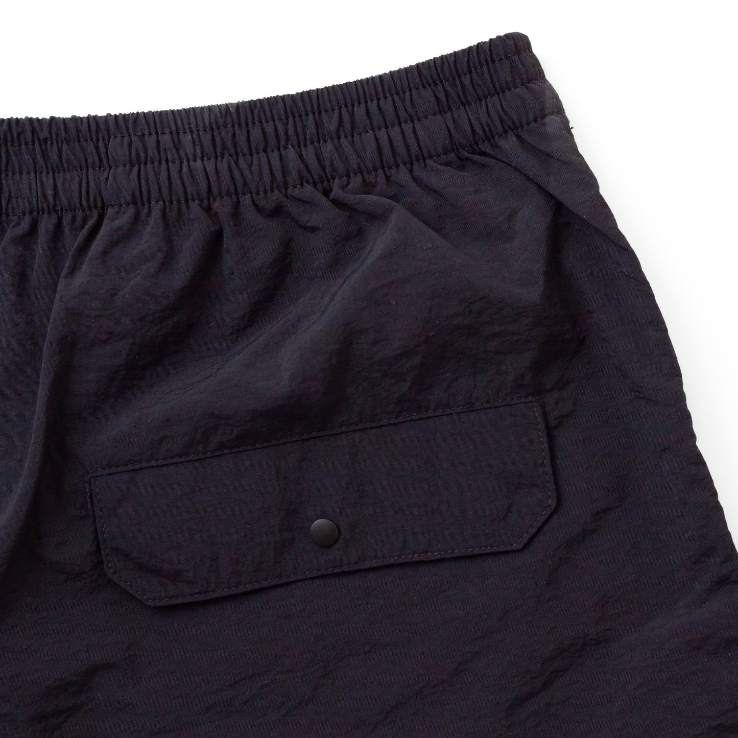 Easy Drawing Nylon Shorts (Black)