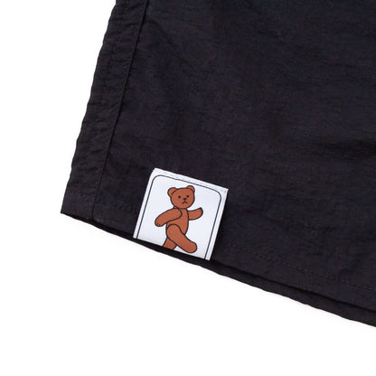 Easy Drawing Nylon Shorts (Black)