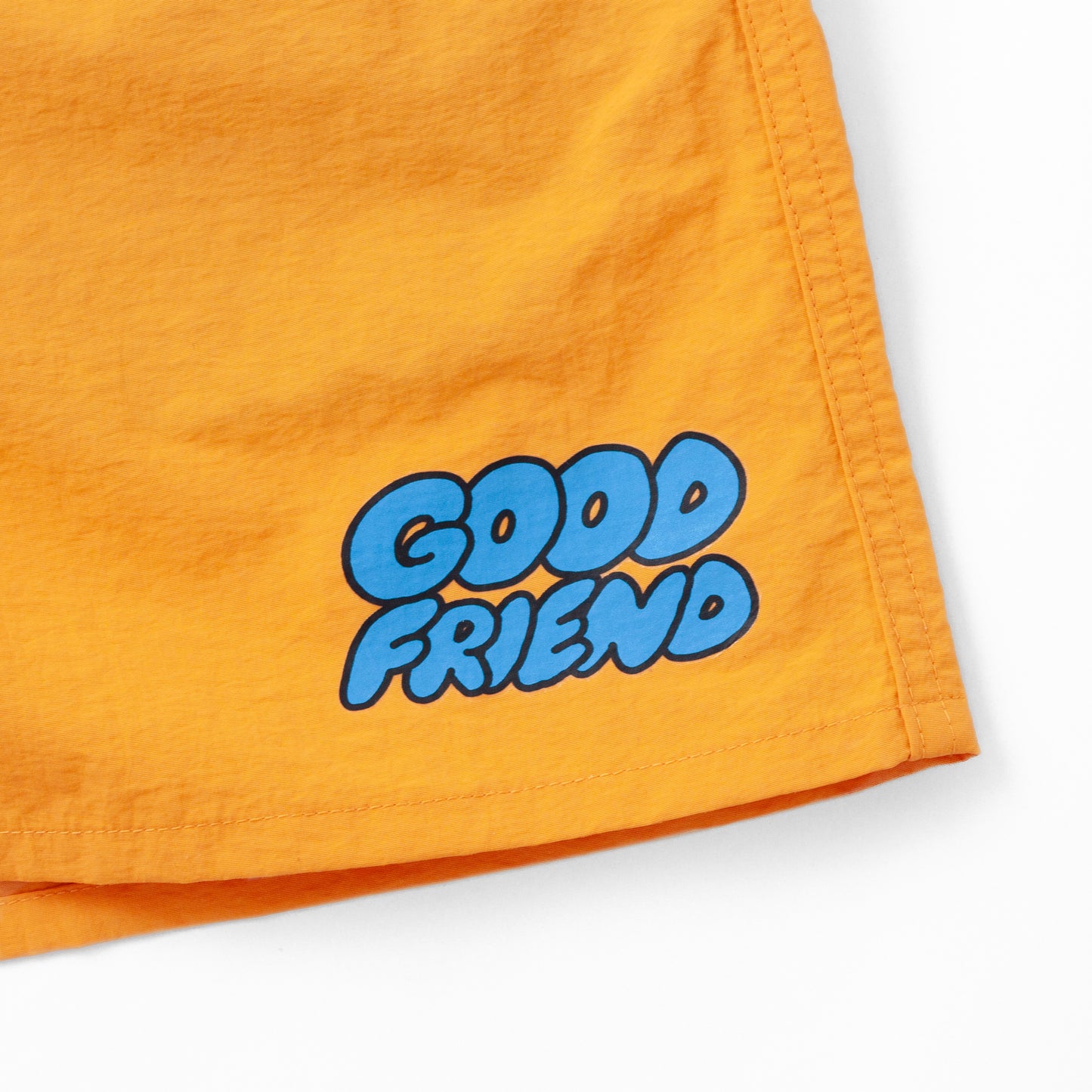 Easy Drawing Nylon Shorts (Orange)