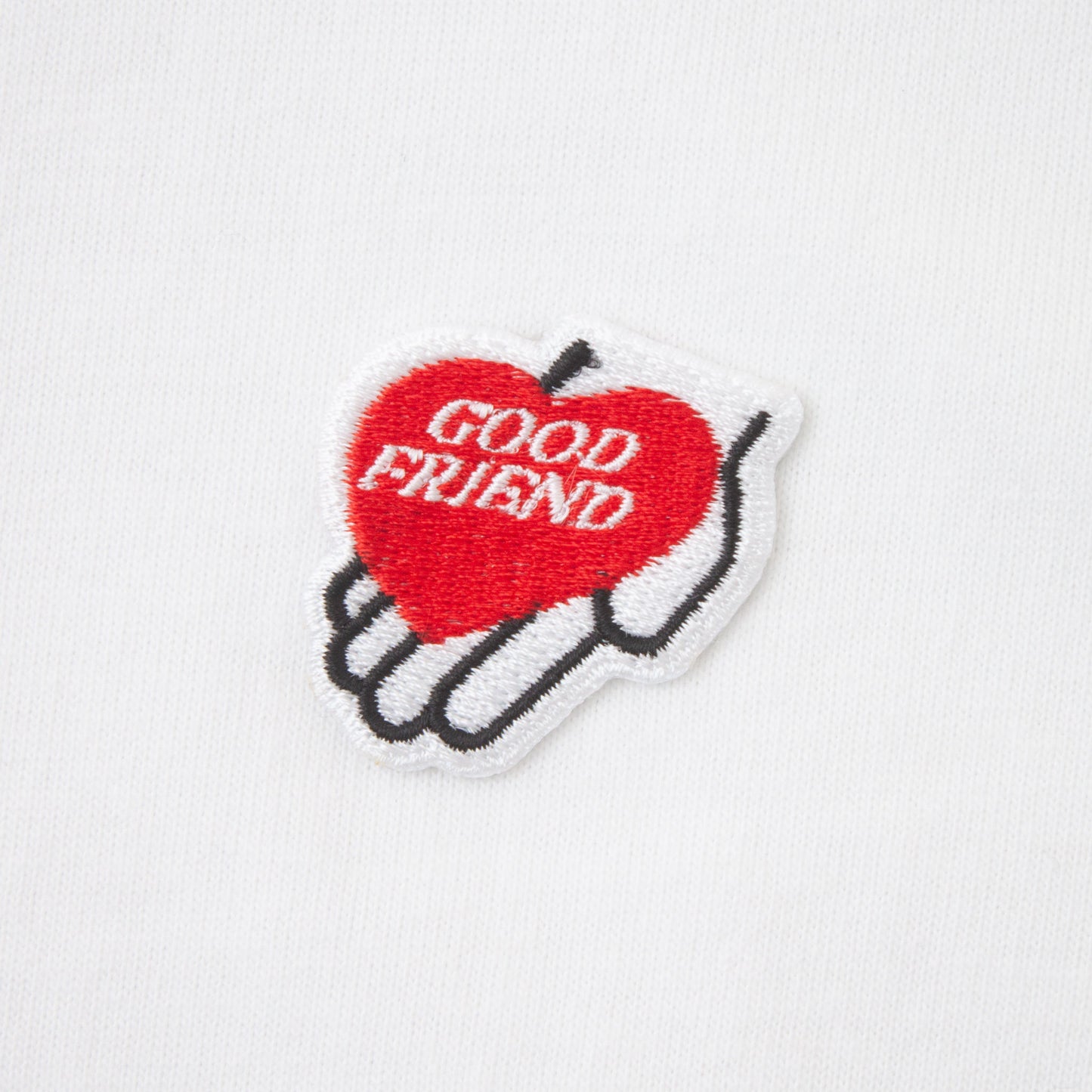 Heart-Logo "Over Sized" L/S T-shirt (White)