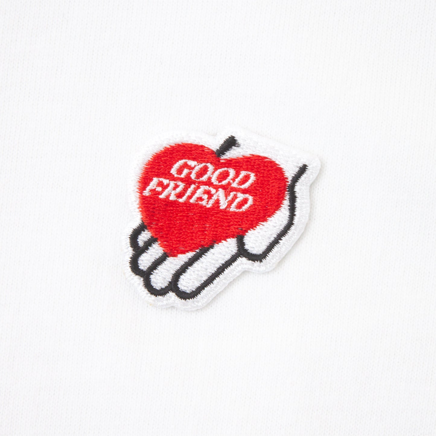 Heart-Logo Over Sized T-shirt (White)