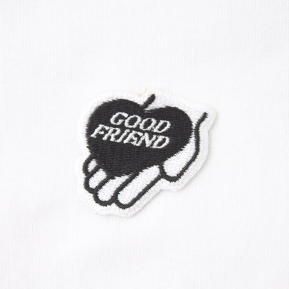 Heart-Logo Over Sized T-shirt (White)