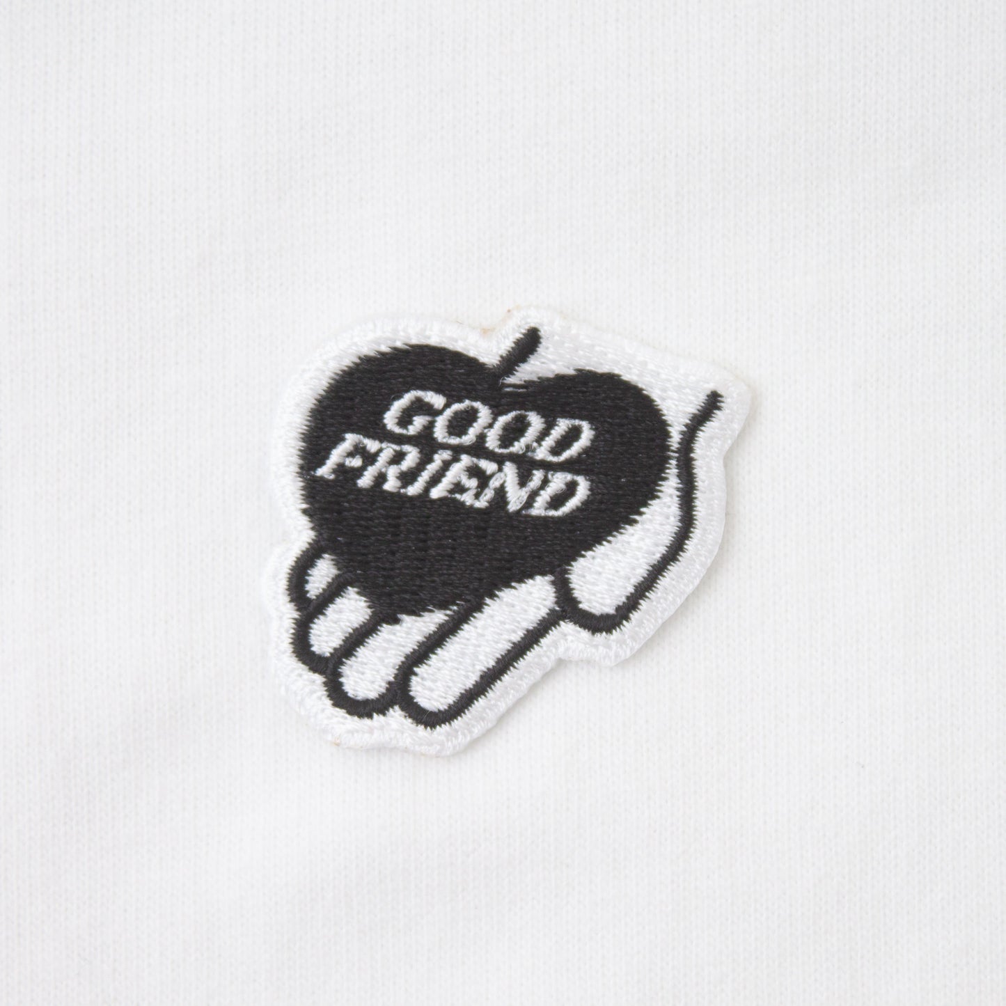 Heart-Logo "Over Sized" L/S T-shirt (White)