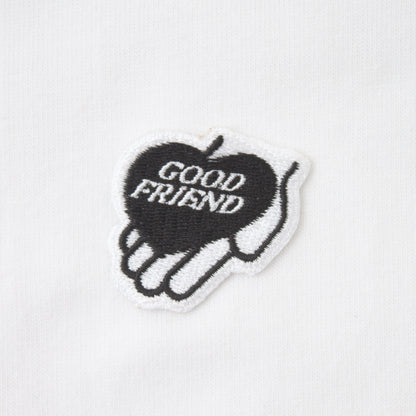 Heart-Logo "Over Sized" L/S T-shirt (White)