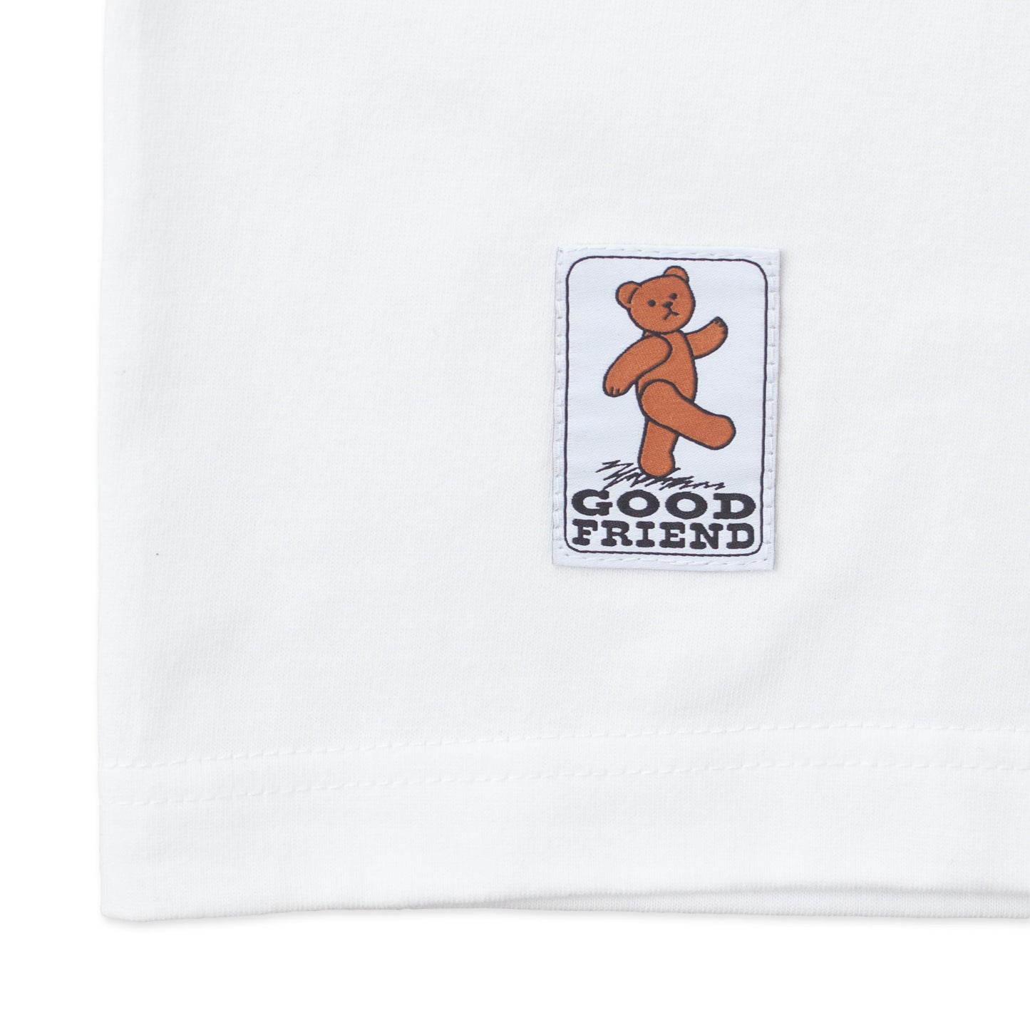 Heart-Logo "Over Sized" L/S T-shirt (White)