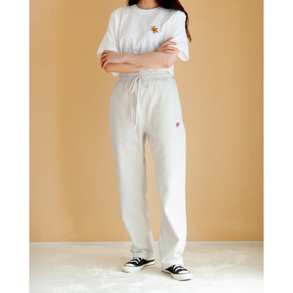 Heart-Logo Heavyweight  Sweatpants (Oatmeal)